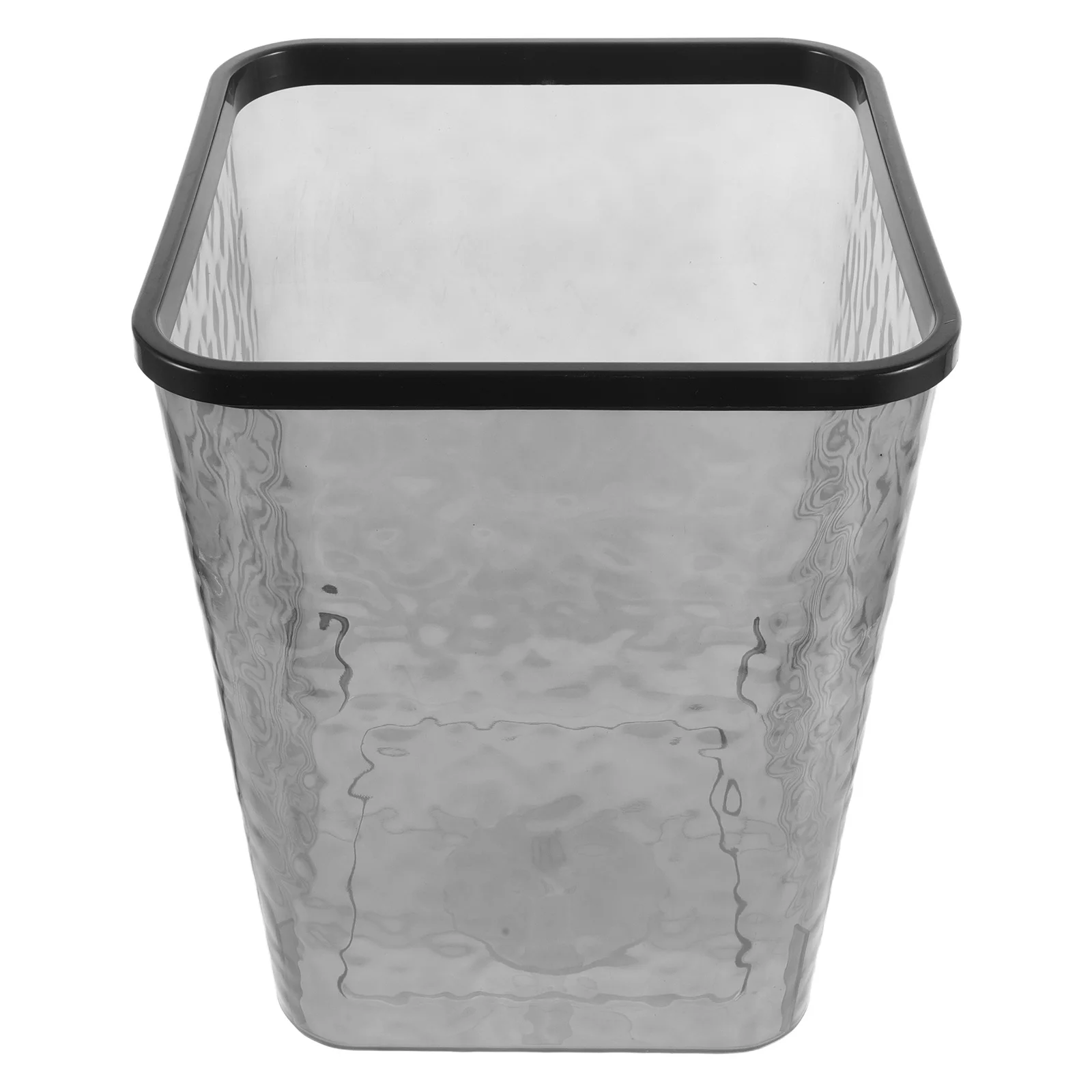 

Large Capacity Transparent Trash Bin Modern Style for Kitchen Bathroom Living Room Bedroom Plastic Waste Basket Rubbish