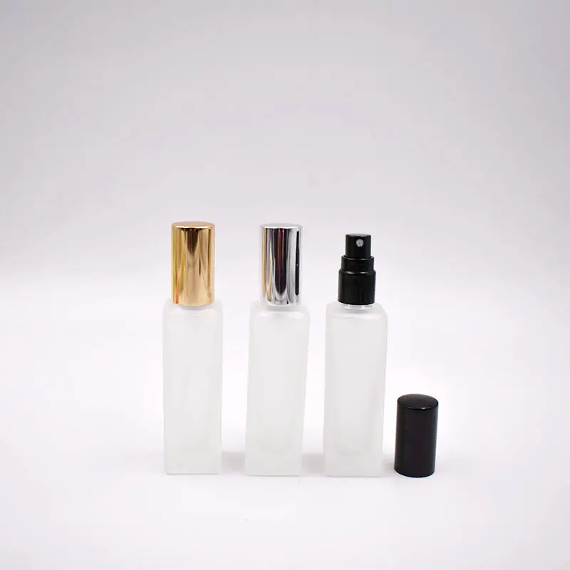 50Pcs 15ml Perfume Bottle Glass Tube Anodized Aluminum Spray Perfume Sub-bottling Lotion Moisturizing Spray Bottle