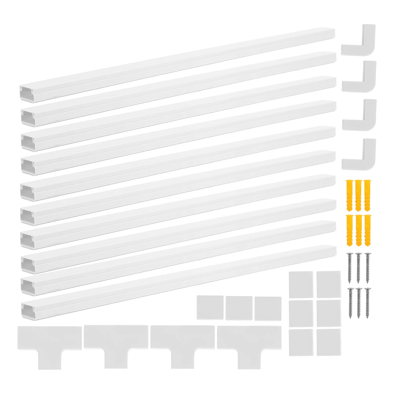 

Wire Management Sleeve Pvc Cord Cover Kit For Wall Cable Organizer Led Lights Power Tools Cord Hider