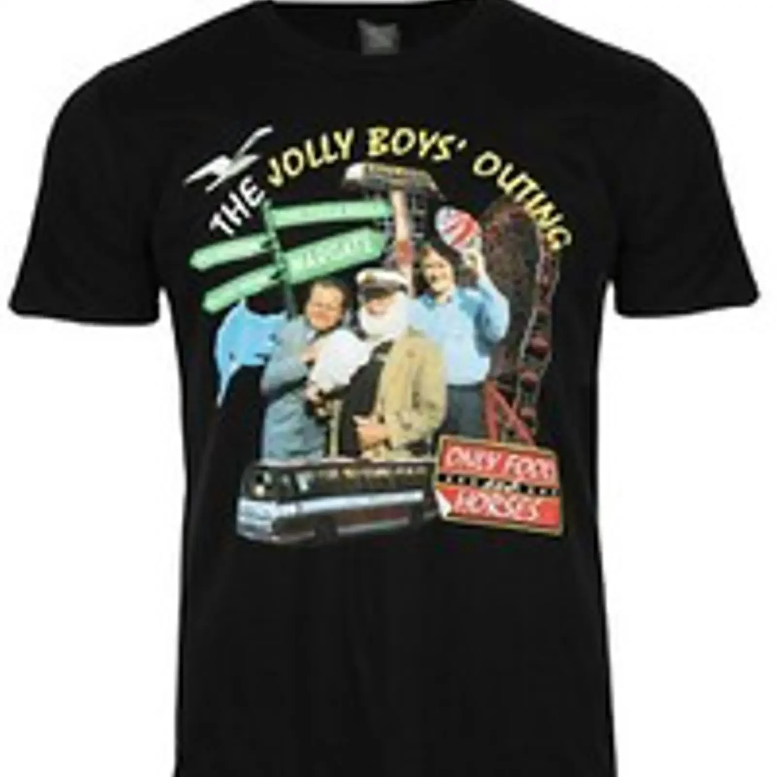 Only Fools and Horses The Jolly Boys Outing OFFICIAL T Shirt New vintage Washed Stylish Soft fashion Top For Everyday Wear