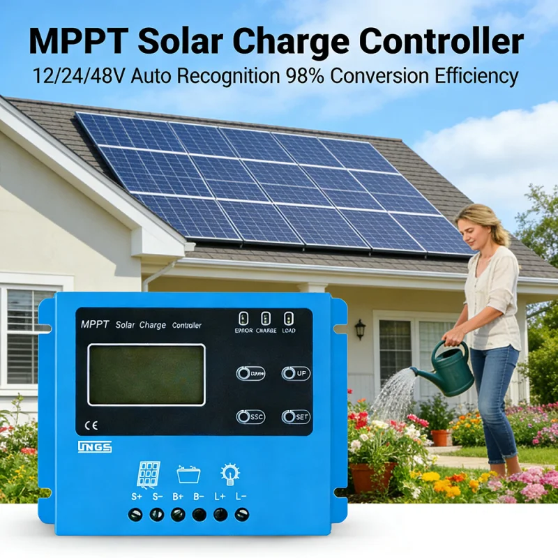 

MPPTSolar photovoltaic charge controller12/24/48Automatically recognize or96V10A20A30A40A50A60A70A80A90A100A