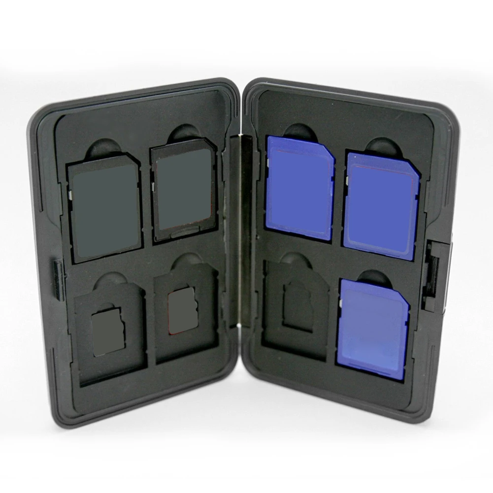 Memory Card Holder Protector Small Memory Card Storage Box Organizer Accessories for Micro SD SDXC