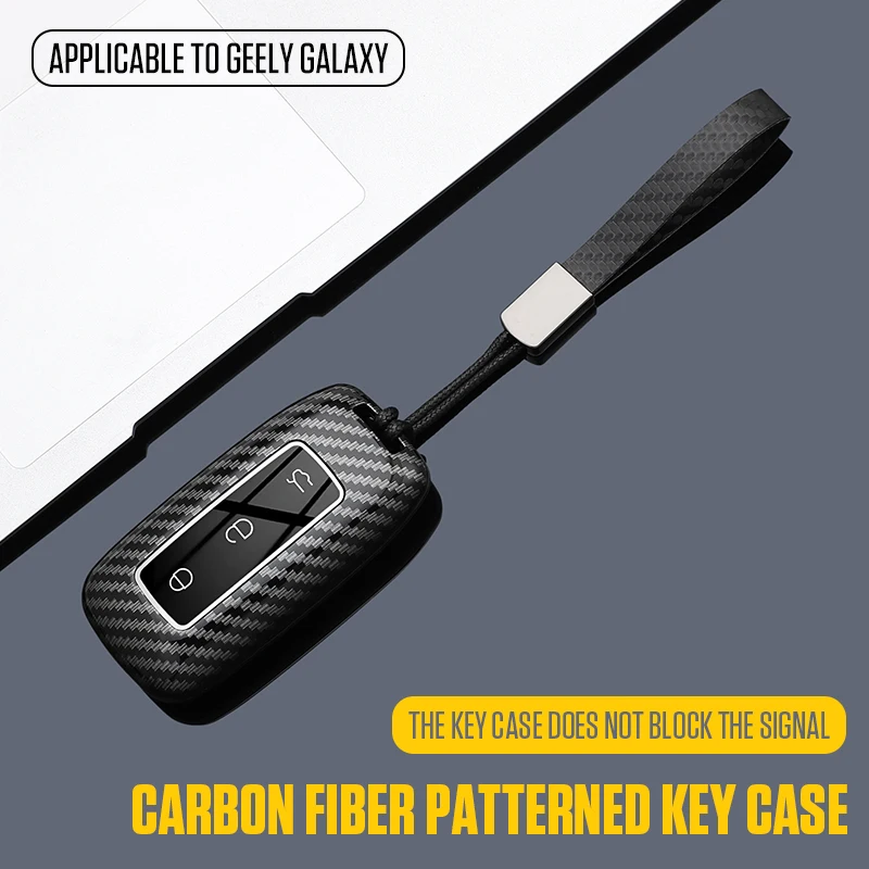 حافظة مفاتيح لهاتف جيلي جالاكسي EX5 E5 Cityray L6 L7 EMI NO.1 Proton e.MAS 7 5 E8 Starry 8 غطاء سلسلة مفاتيح شل فوب ملحقات السيارة #1