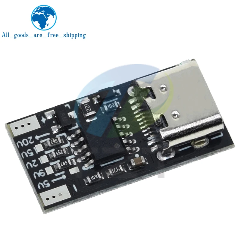 Type-C PD2.0 PD3.0 9V 12V 15V 20V Fast Charge Trigger Polling Detector USB Boost Power Supply Change Module Charger Board Tools