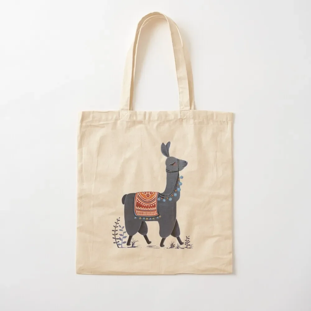 

Cute Llama Acrylic Art Tote Bag custom tote bag Gift bags Tote Bag