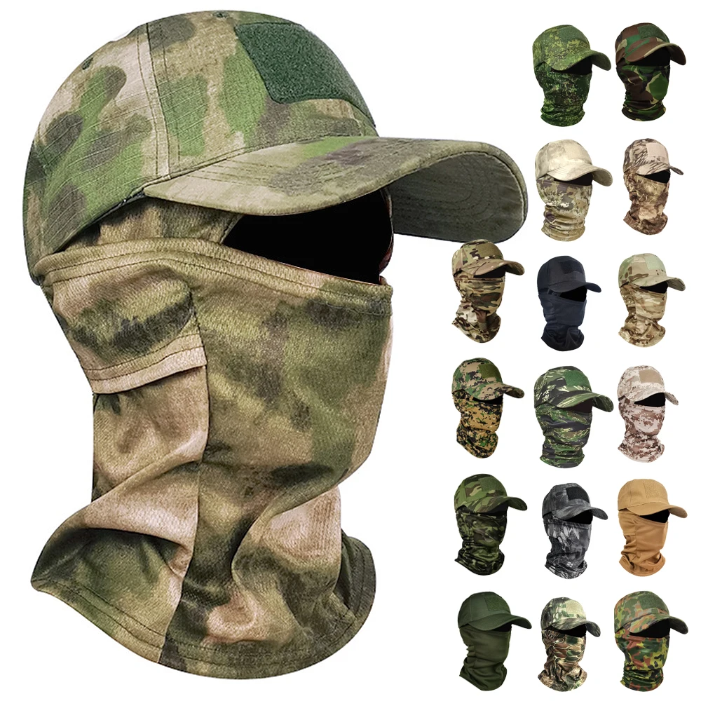 

Airsoft Mask, Balaclava Face Mask, Full Head Wrap Neck Gaiter Men's Baseball Cap Army Hat, Airsoft Accessories and Tactical Gear