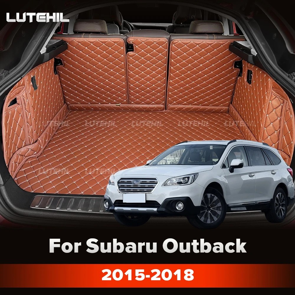 Cargo Liner For Subaru Outback 2015-2018 17 16 Car Trunk Mats Carpet With Backrest Protectors Cargo Mats Accessories Waterproof