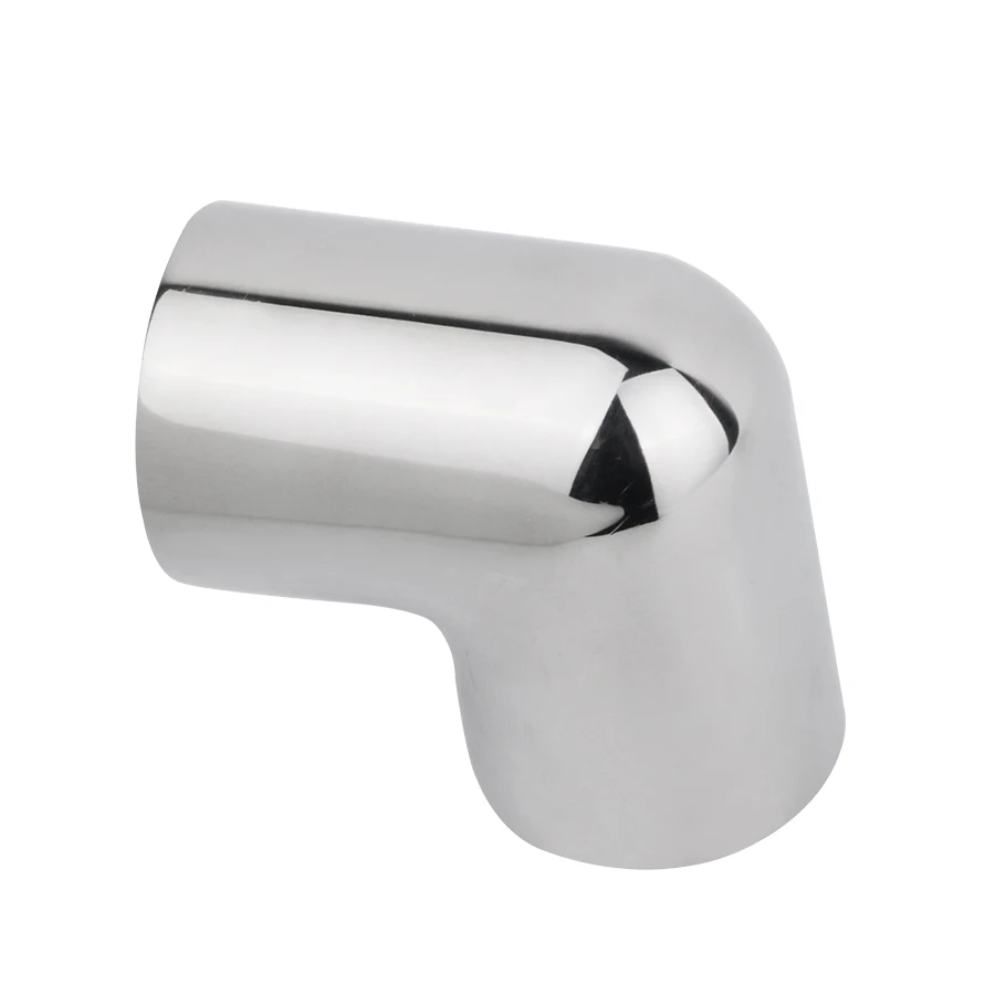 AndyMarine Boat 2-Way Pipe Fitting Elbow 316 Stainless Steel Pipe Components Marine Hardware