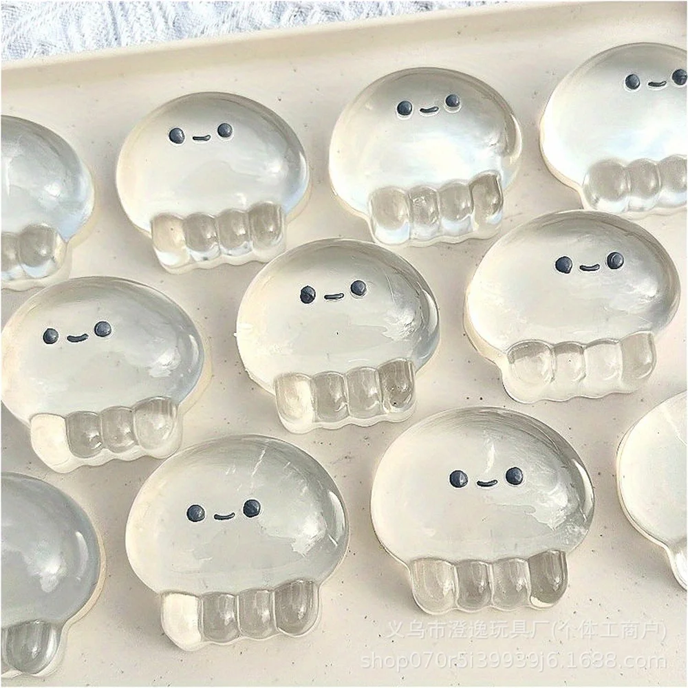 Taba Squishy Medusa Kawaii Alleviare lo stress OPP Confezione Regali Squishy Fidget Giocattoli per l'ansia e il rilassamento Accessorio da scrivania