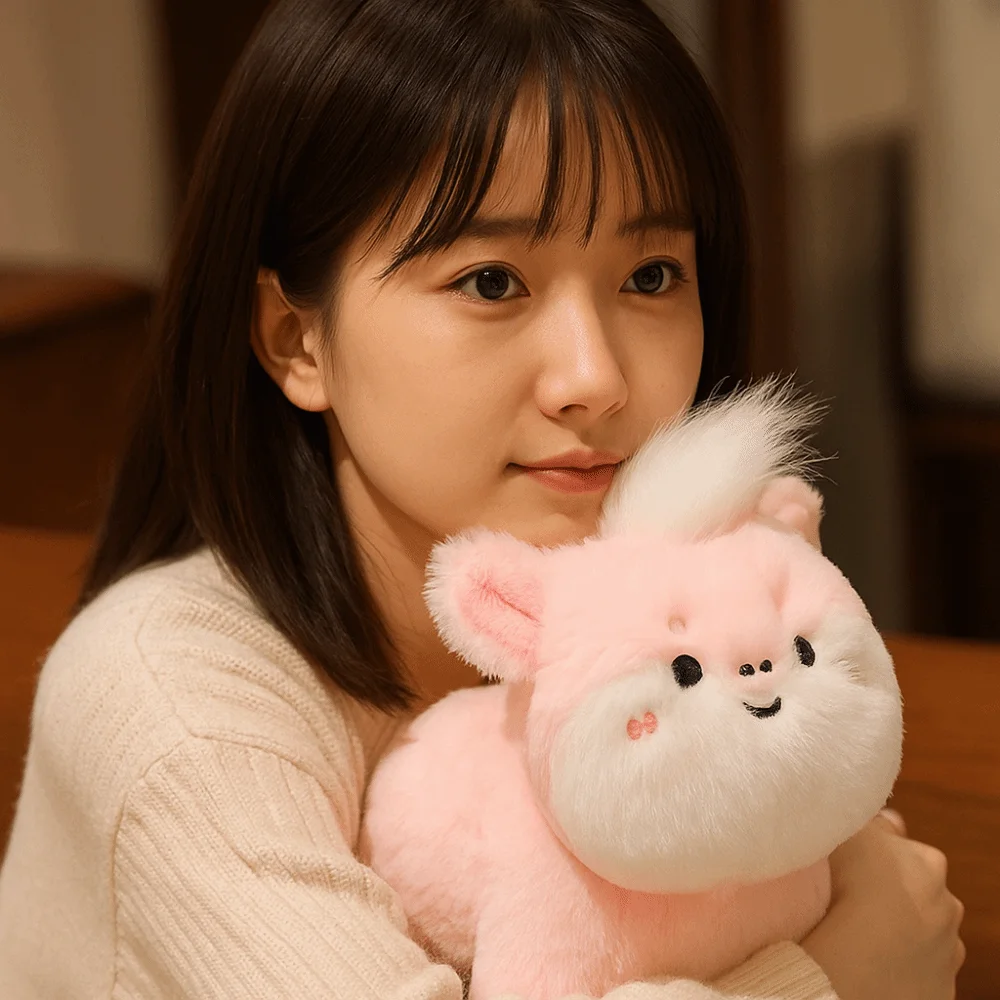 Riqueza pônei dos desenhos animados cavalo brinquedos de pelúcia 20cm bonito animal chinês zodíaco cavalo sorte bordado mascote festival presente