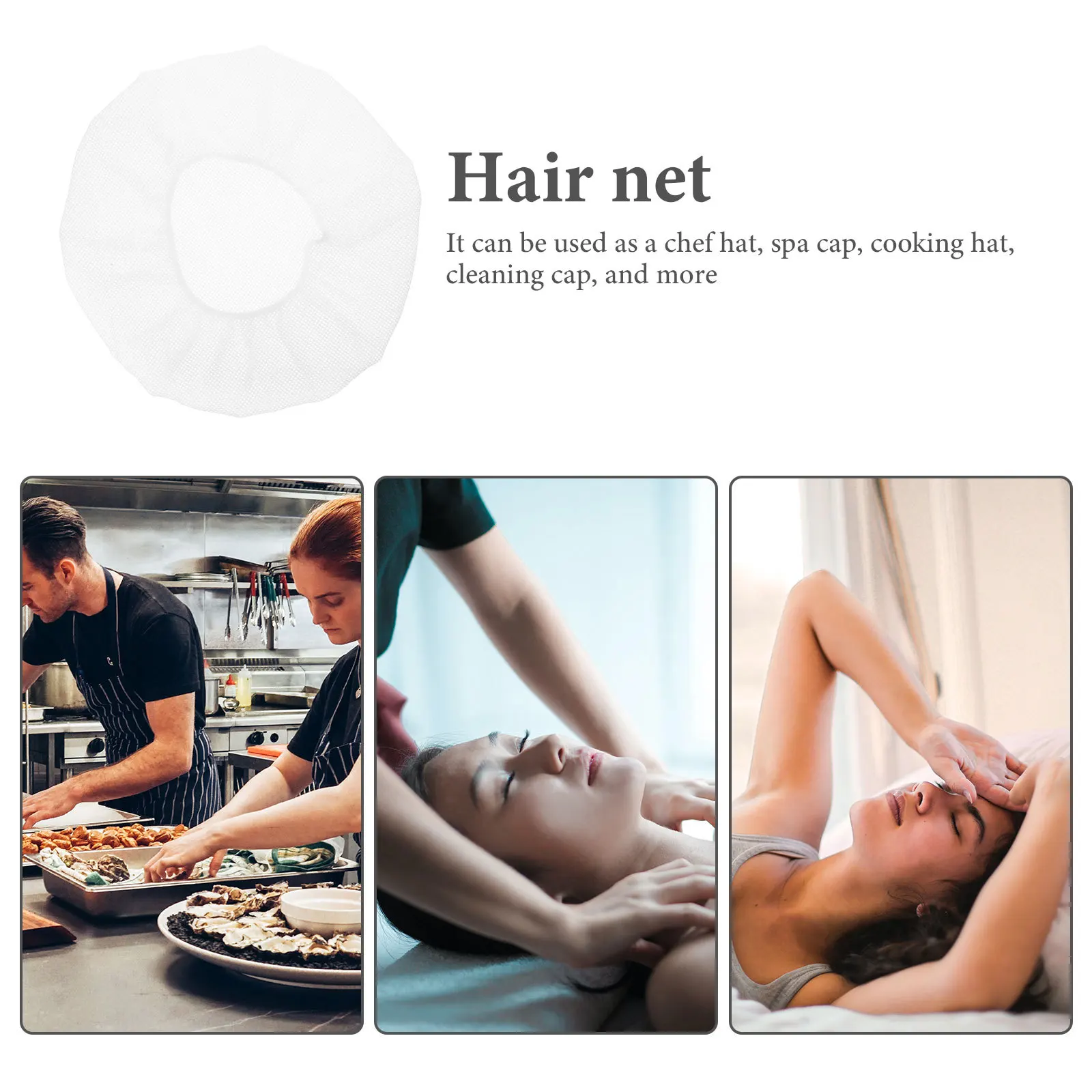 4 stuks chef-kok hoeden ademend mesh haarnetjes keuken werk caps food service werknemer haarhoezen kok hoed werknemer hoed