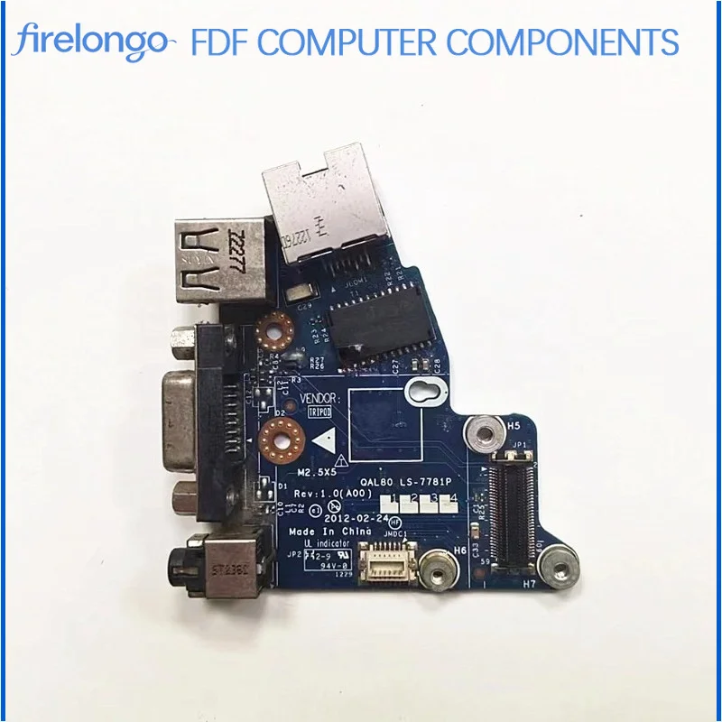 

For Dell E6430 USB Board Audio Daughter VGA Card LS-7781P Replacement Laptop Network Port Module