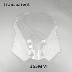 For Versys-X KLE 300 Windshield Windscreen Wind Deflector Versys X 300 X300 KLE300 2017 2018 2019 2020 2021