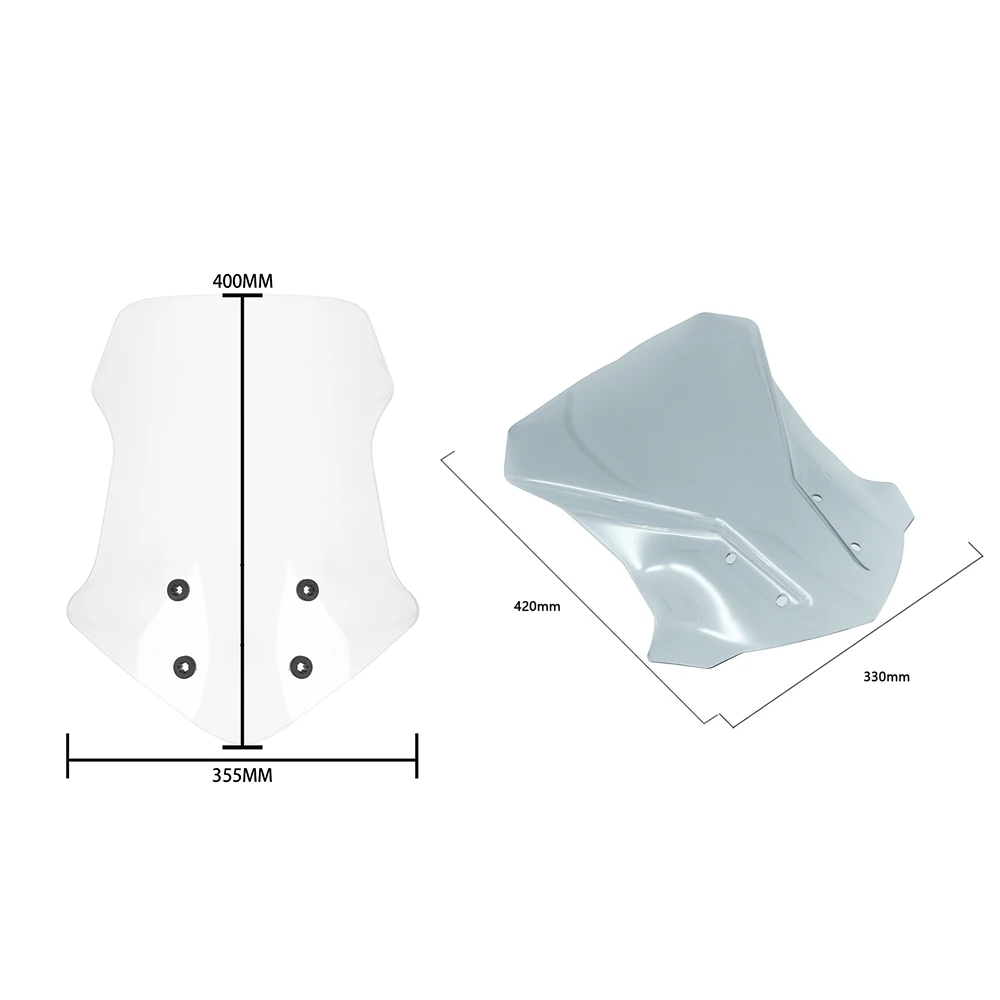 Accessori moto Per BMW G310GS 2017-2023 Parabrezza Parabrezza Viser Visiera G 310 GS G 310GS G310 Doppia Bolla schermo ABS