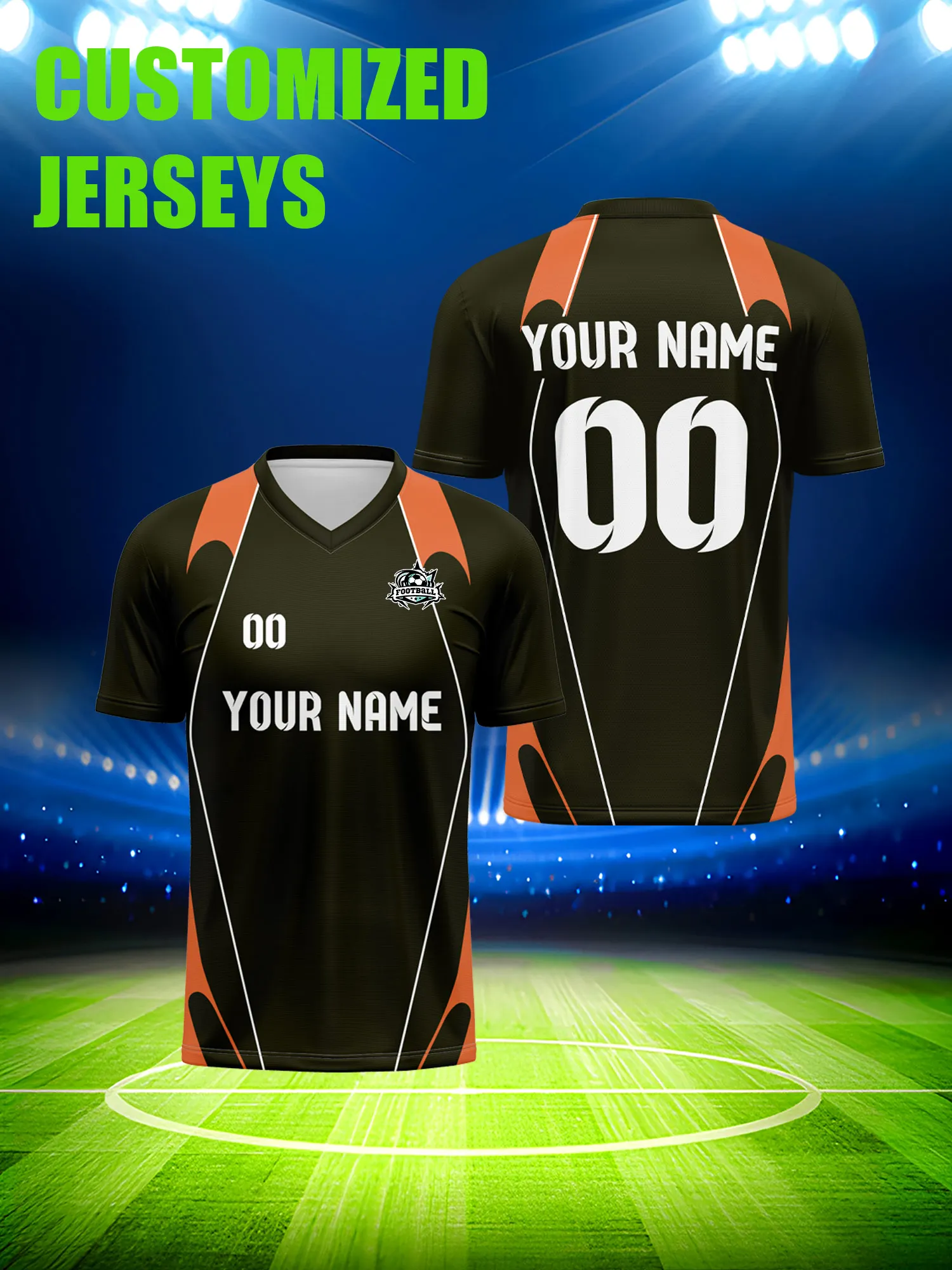 

Футболка для футбола с индивидуальным изображением, номером и именем, для любителей спорта, коллекционеров, ограниченная серия.