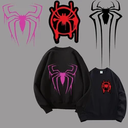 Spider Gwen Miles Patches for Man Clothing Heat Transfer Patch Clothes T-shirt Thermo Stripes Washable Stickers on Patch