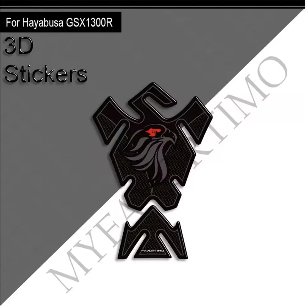 Motorcycle For Suzuki Hayabusa GSX1300R GSXR 1300 GSX 1300R Tank Pad Side Grips Gas Fuel Oil Kit Knee Stickers Decals 2022-2025