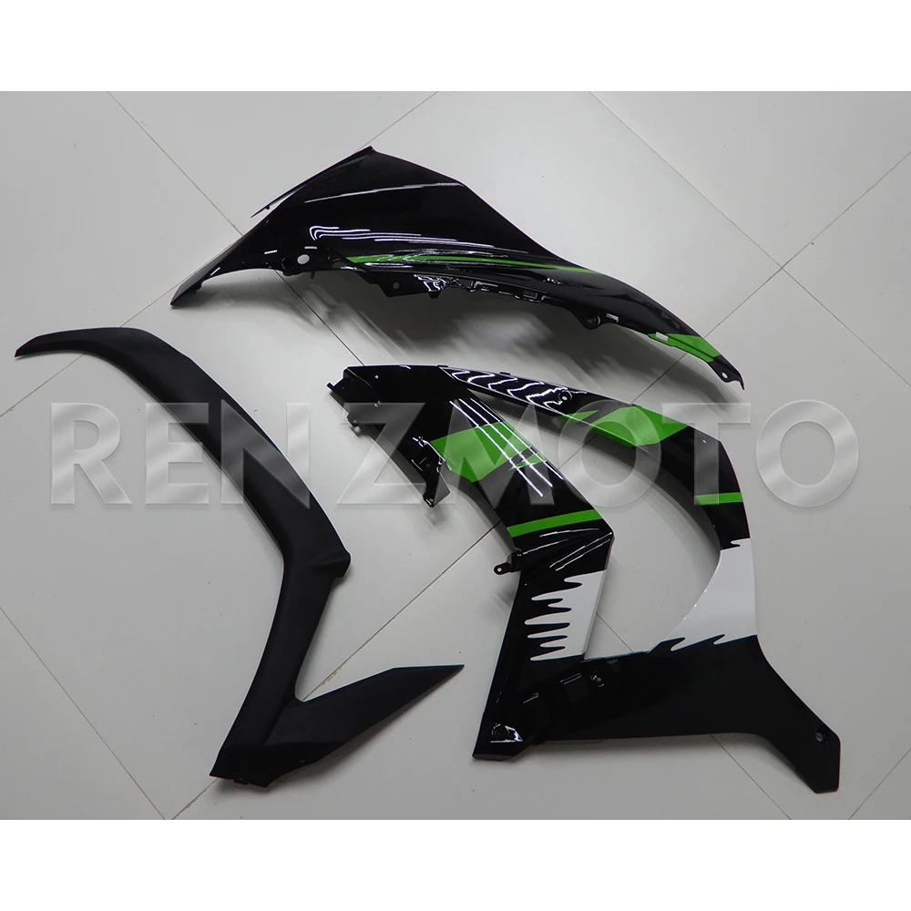 انسيابية للدراجات النارية لـ Kawasaki ZX-10R Ninja 2011-2015 رسمت ABS البلاستيك هيكل السيارة أطقم ملحقات قالب حقن K1011-108a