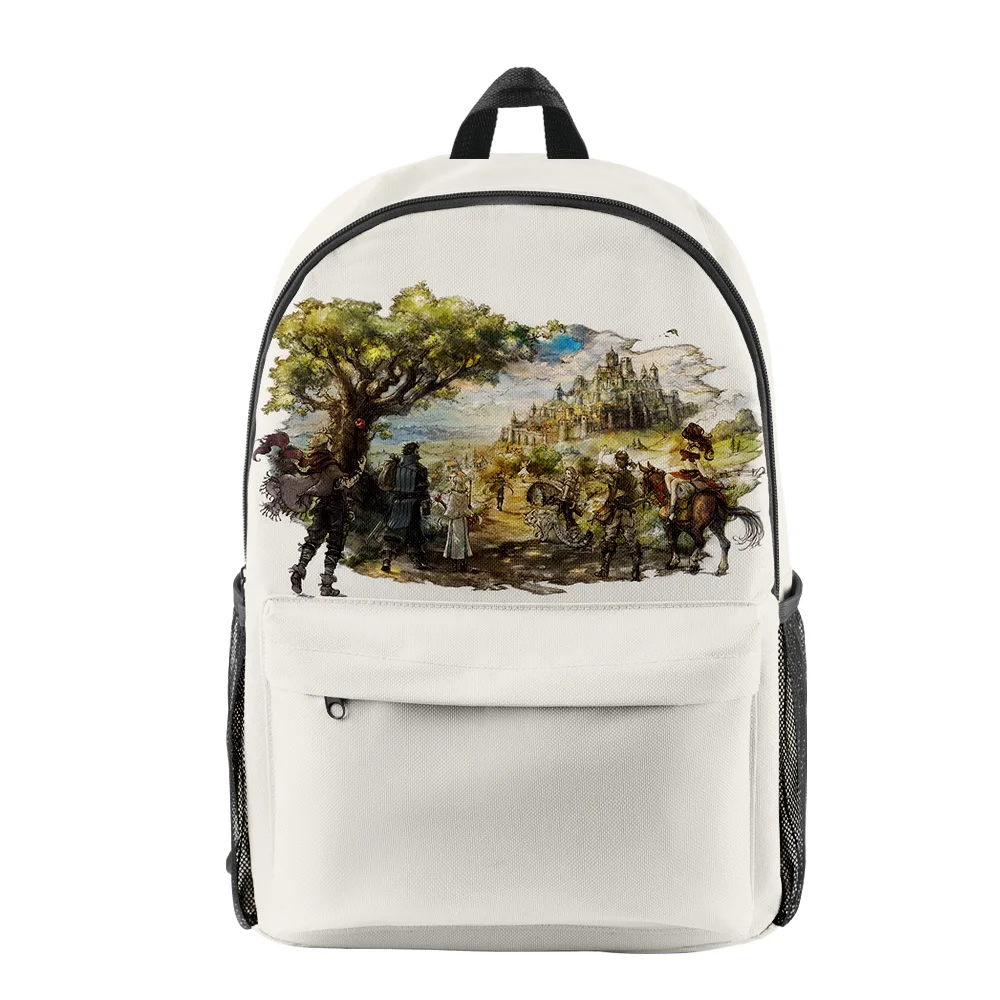 

Octopath Traveler 2 Harajuku Backpack Adult Unisex Kids Bags Casual Daypack Backpack School Anime Bags Back To School