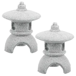 Aquarium Japanese Lantern Micro Landscape Decoration Pagoda Mini Pagoda