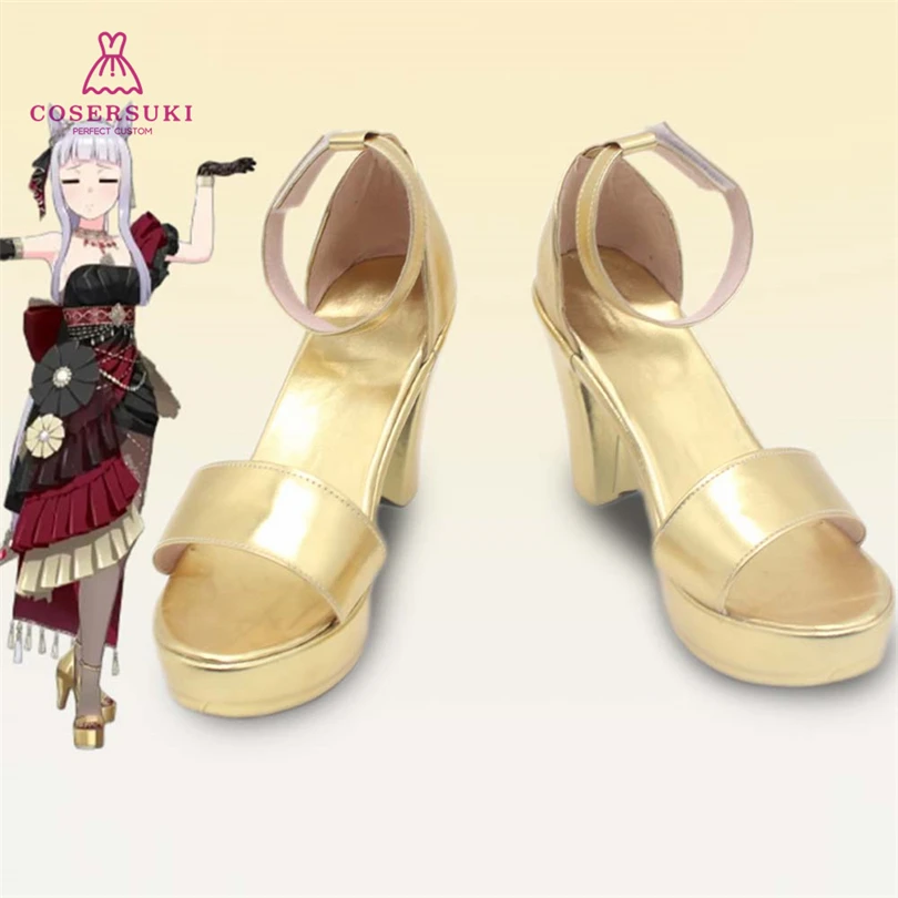 

Uma Musume Pretty Derby Gold Ship La Mode 564 Cosplay Shoes Boots Custom Made Halloween Christmas Shoes