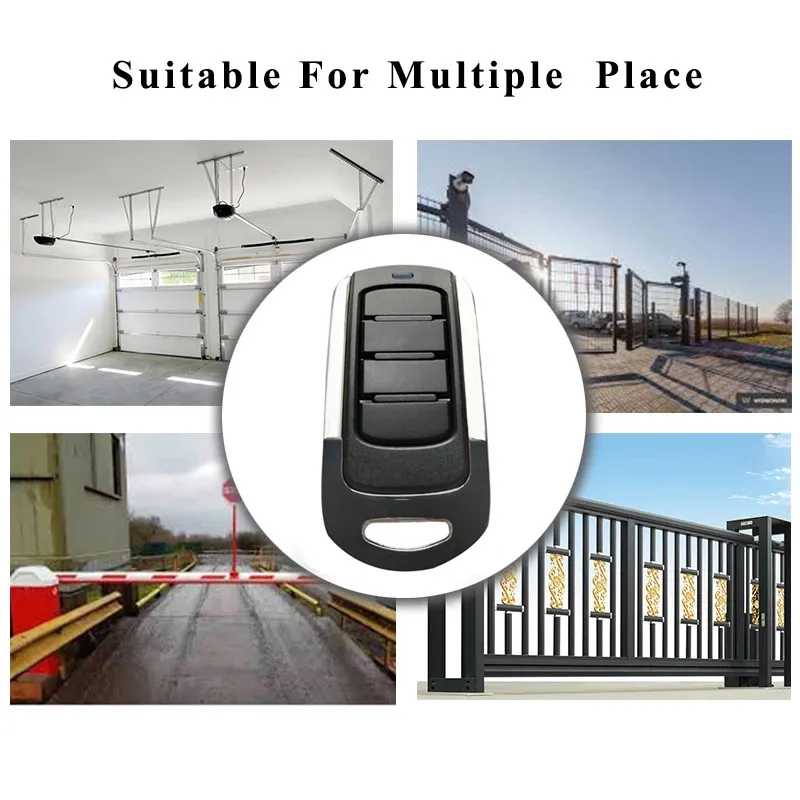 Controle Remoto Garagem Portão Abridor, Multi-Freqüência, ECOSTAR, DEA, DITEC, NOVOFERM, ROGER, 433Mhz