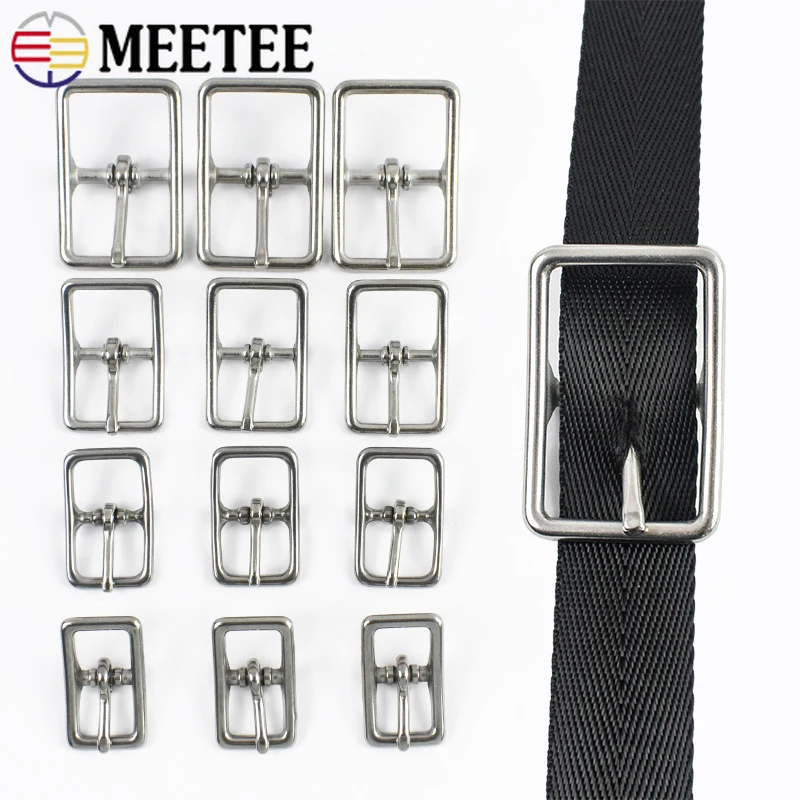 

1-5 шт. 13-27 мм пряжки из нержавеющей стали для ремня сумки, металлическая пряжка, декор для одежды, поясная застежка, петля, аксессуары для шитья своими руками