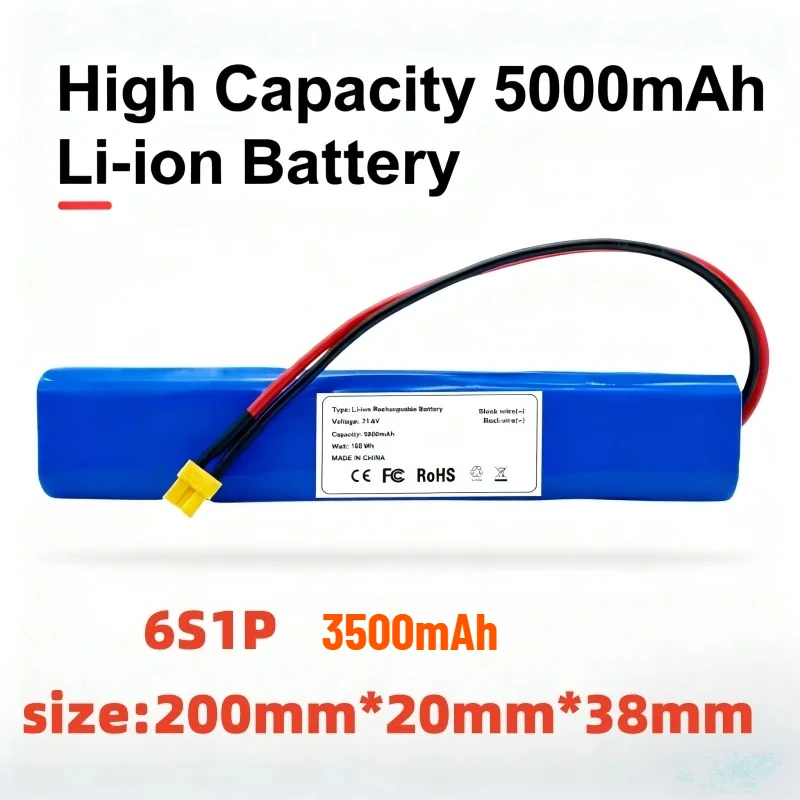 

6S1P 25,2 В 3500 мАч сверхбольшой емкости, литий-ионный аккумулятор для электроники и инструментов с высоким энергопотреблением