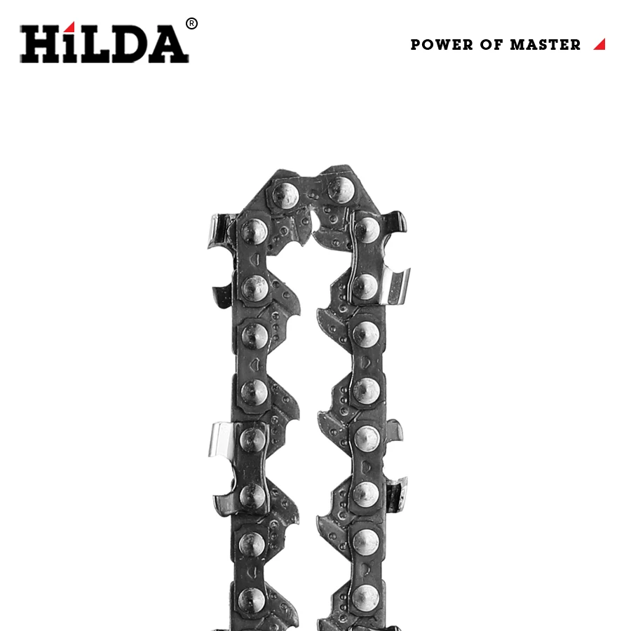 HILDA Electric Saw Steel Chainsaw Chain 4 Inch Electric Pruning Saw Replacement Chain Wood Cutting Power Tools Accessory