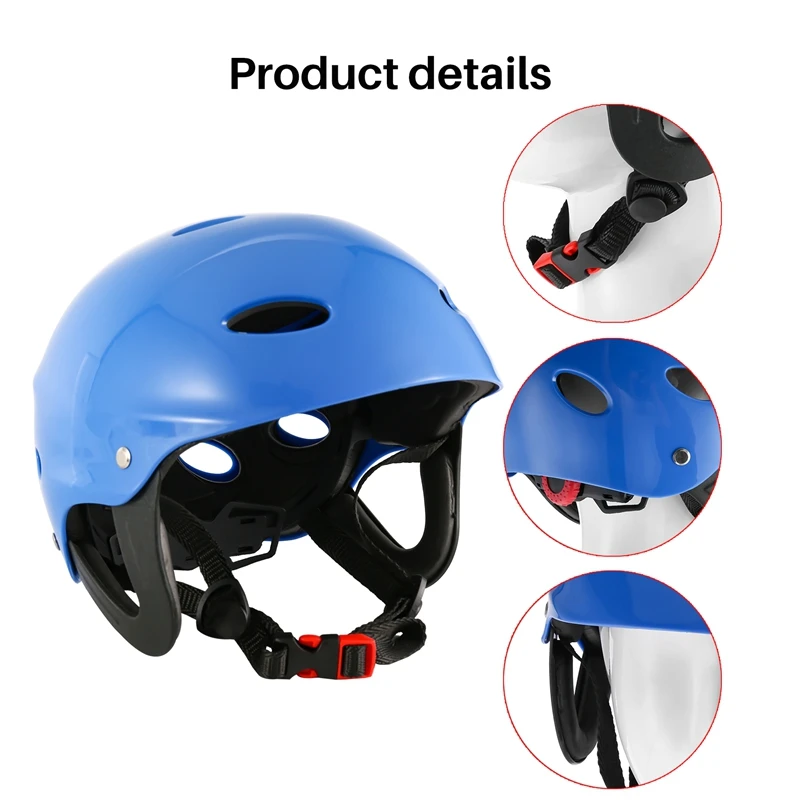 Safety Protector Helmet 11 Breathing Holes for Water Sports Kayak Canoe Surf Paddleboard