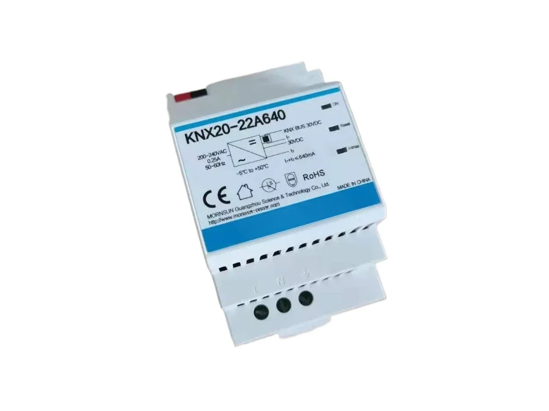 KNX20-22A640 AC-DC KNX Bus Power Supply 19.2W 30V640mA Isolation 4KV