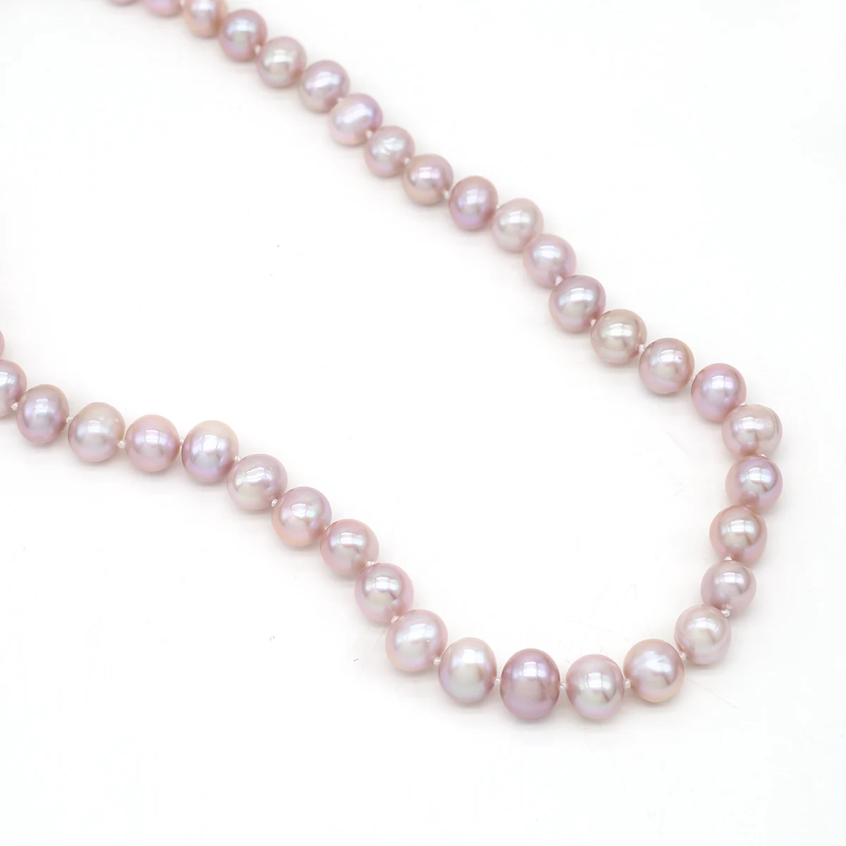 Natural Freshwater Pearl Necklace Baroque Round Exquisite Accessories Women Personality Necklace Girls Wedding Party Jewelry