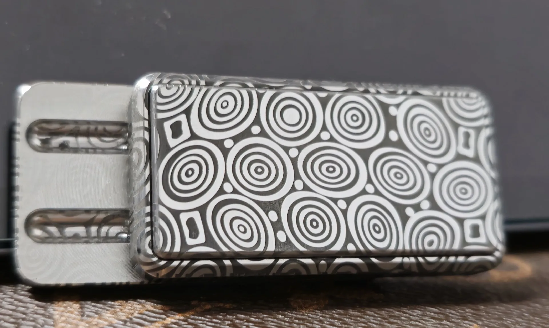 Used EDC Rui Powder, Mechanical Ding Ding Push Card Juguetes Sensoriales Antiestrés