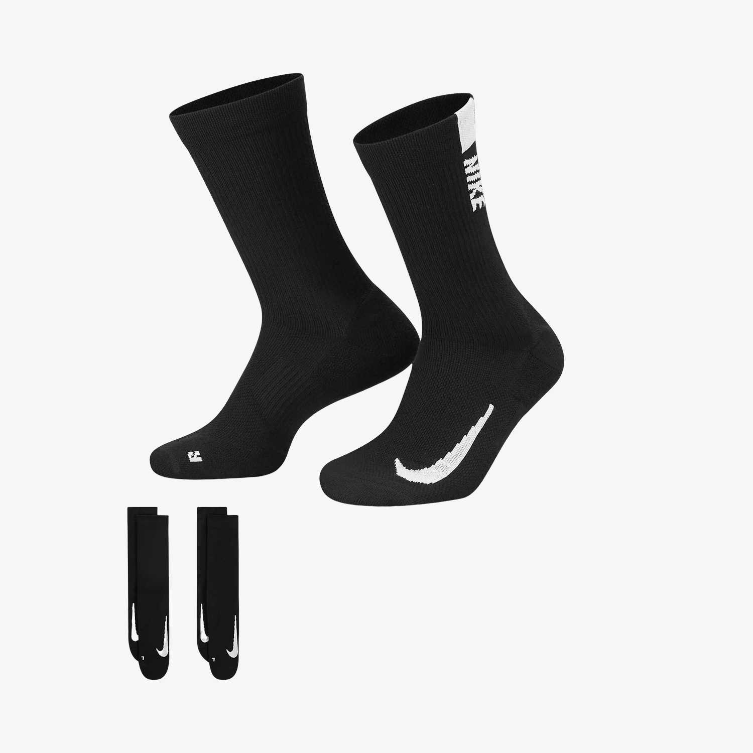 

Оригинальные новые вязаные спортивные носки унисекс среднего кроя Nike, комплект из 2 шт. SX7557-010