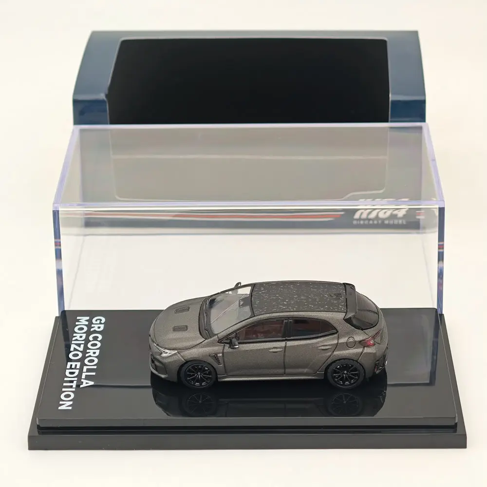 Hobby Japan 1:64 for GR COROLLA RZ MORIZO Edition Matte Steel HJ642067MS Diecast Models Car Collection Auto Toys Gift