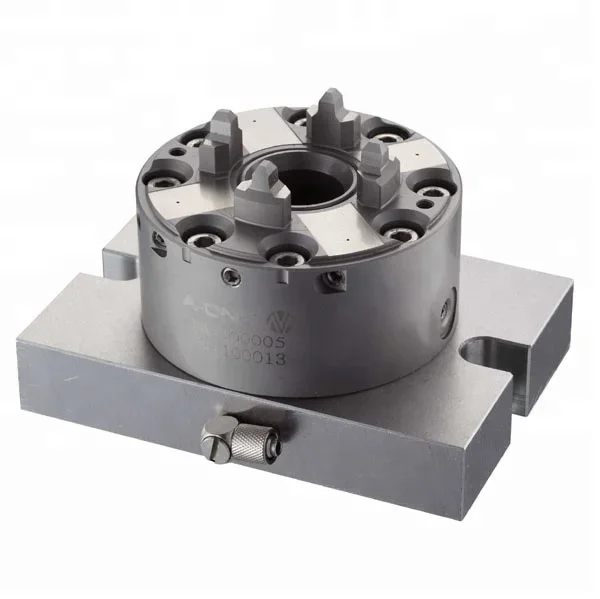 

A-ONE dmg mori pneumatic stainless steel 4 jaw lathe chuck with base plate