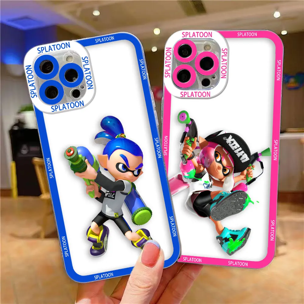 Cartoon Splatoon 3 Game Cover Phone Case For Xiaomi POCO X5 X4 X3 NFC GT M4 M3 11 11T PRO LITE NE 4G 5G TPU Case Funda Shell