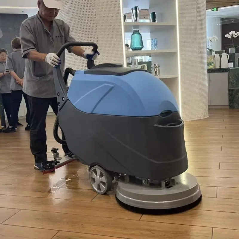 Hand Push Walk Behind Floor Cleaning Equipment Electric Scrubbing Machine Commercial Floor Scrubber Scrubber Dryer Customized