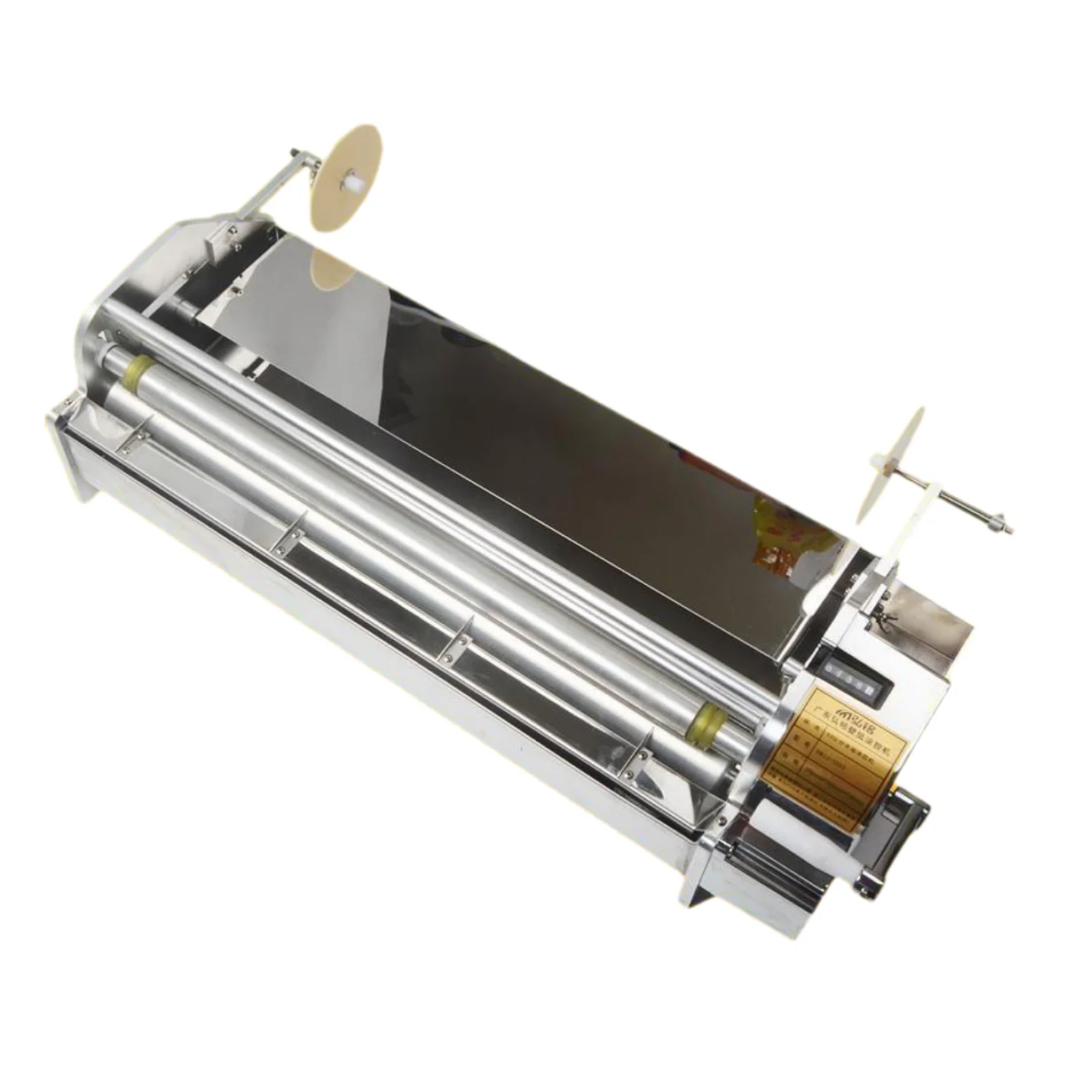

53-70cm Wallpaper Gluing Machine Hand-cranked Stainless Steel Wallpaper Gluing Machine Gluing Applicator Machine