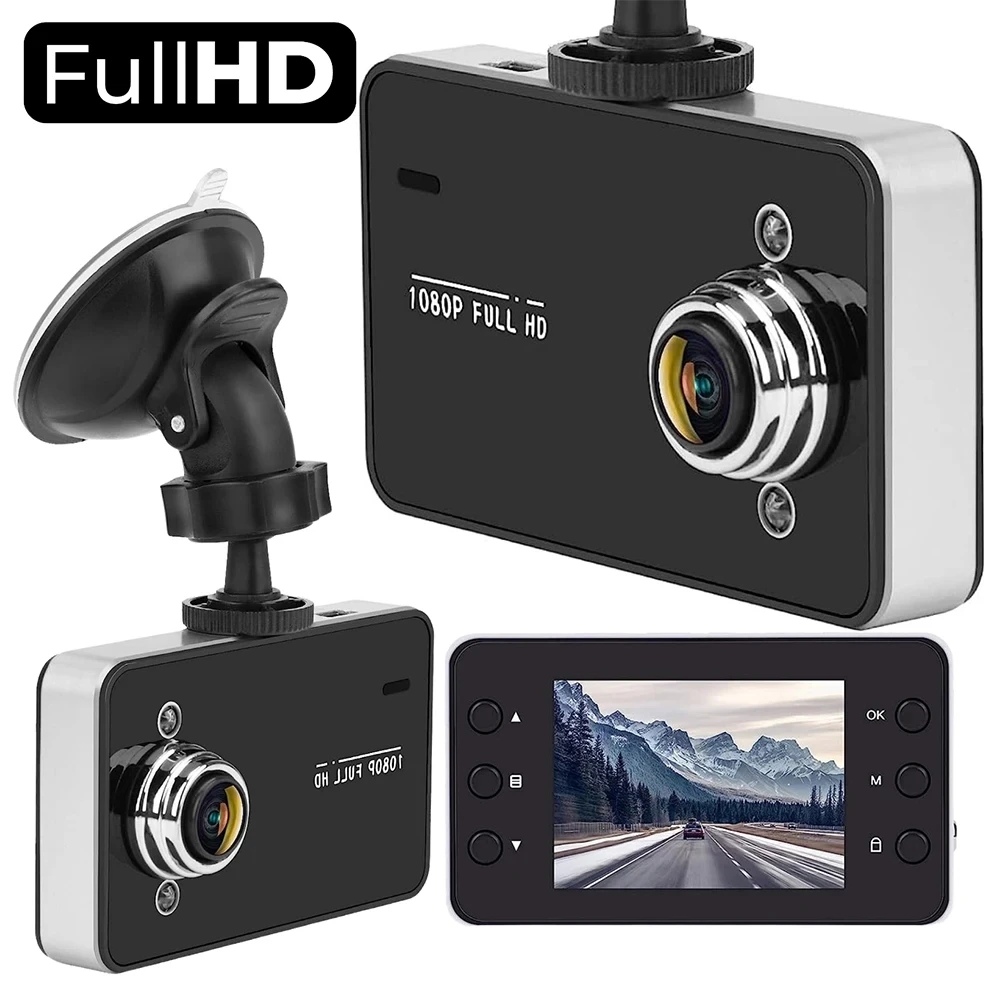 1080P Full HD Car DVR Dash Cam Car Loop Recording Vehicle Driving Recorder Night Vision Support TF 32G 140 Degree View Angle