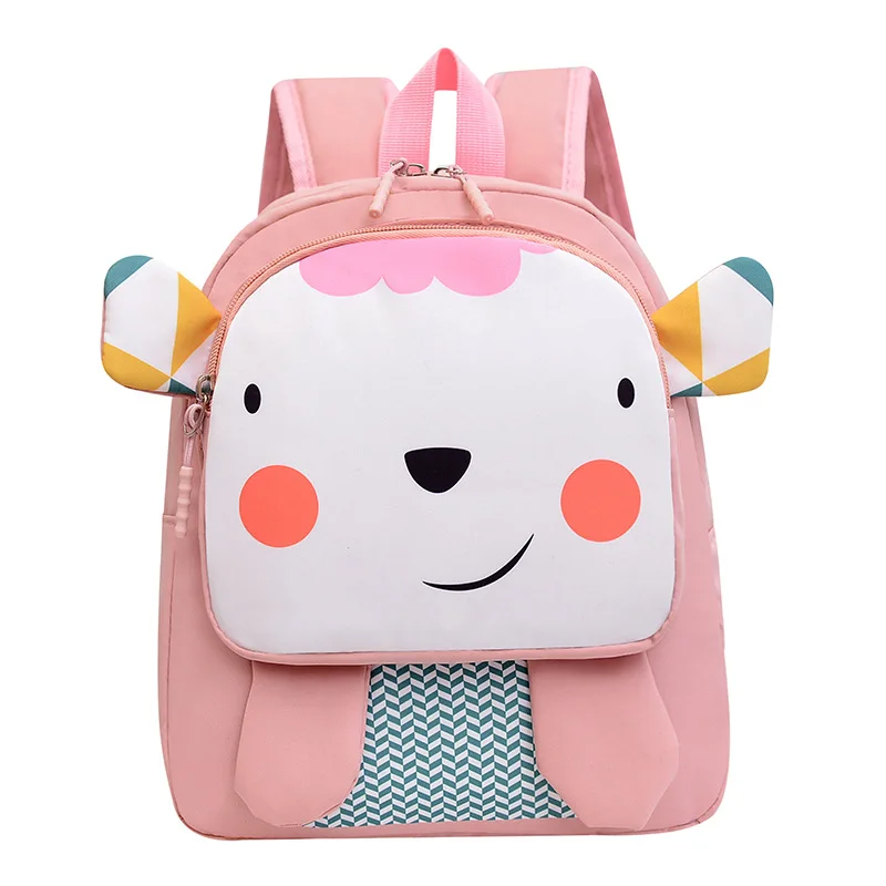 Portable Kindergarten Backpack for School Children Bag Cartoon Animal Kids School Bags for Boys Girls Korean Baby Backpack 2-6Y