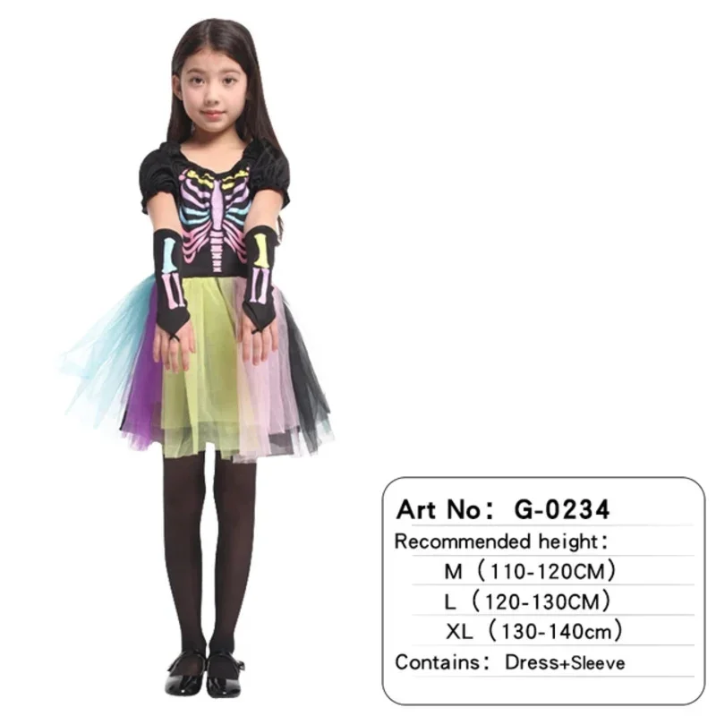 EE01 هالوين الاطفال الصراخ شبح الوجه زي الاطفال مصاص دماء حلي الهيكل العظمي تأثيري ازياء كرنفال اللباس UpIo0!