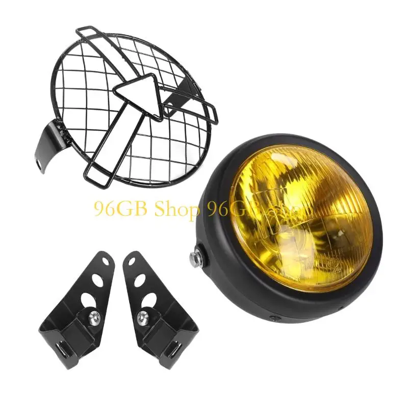 96GB Vintage LED Headlight Conversion Metal Housing High Intensity Beam