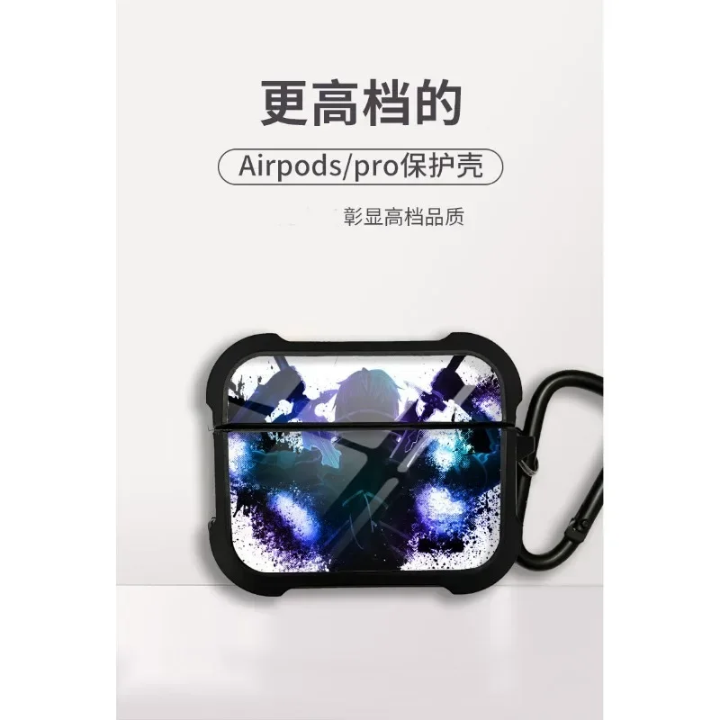 New anime Sword Art Online peripheral customized anti drop suitable for air pods pro 2 protective case airpods3 protective case