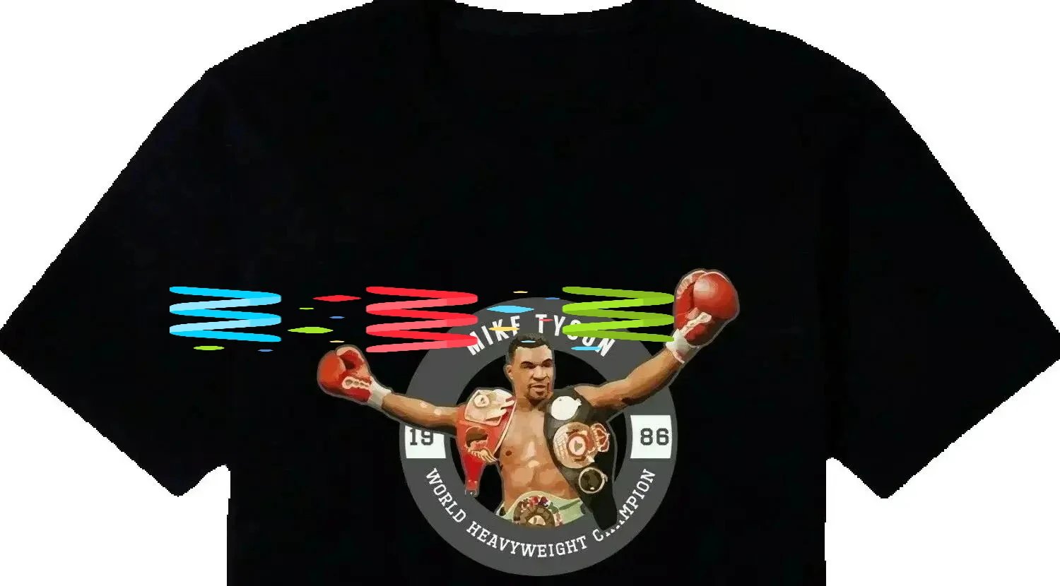World Heavyweight  Mike Tyson Boxer T-Shirt 100% Cotton O-Neck Summer Short Sleeve Casual Mens T-shirt Size S-3XL