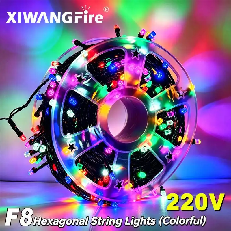 1PC 30/50/75M LED Solar Christmas String Lights Outdoor Fairy Tree Lamp Decoration Lights For Home Party Street Wedding