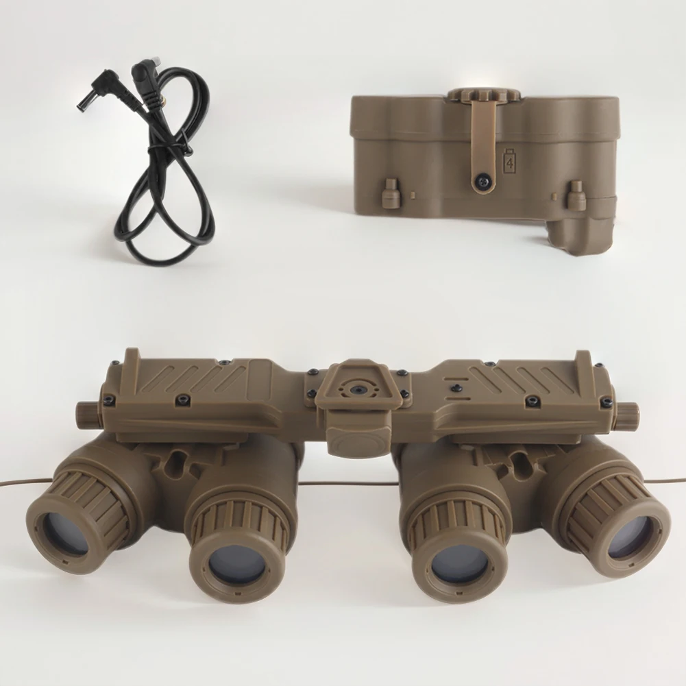 GPNVG 18 Night Vision Goggle ไม่มีฟังก์ชั่น Four-Eye Night Vision อุปกรณ์รุ่น Airsoft การล่าสัตว์ยุทธวิธีกล้องส่องทางไกลภาพยนตร์ Props