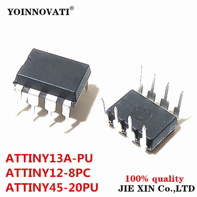 5Pcs ATTINY13A-PU ATTINY12-8PC ATTINY45-20PU DIP-8 module