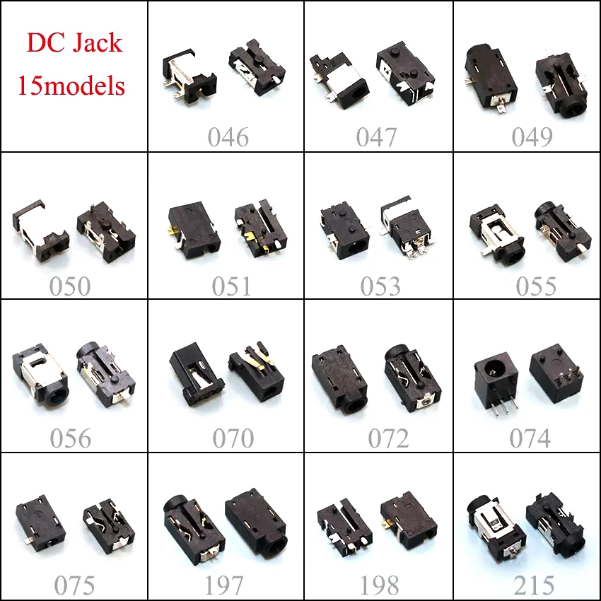 

5PCS DC Socket Common Tablet DC Power Jack Socket Charging Connector for Lenovo/Onda/ALLDOCUBE/Chuwi/Voyo/Newman/Laptop DC Port