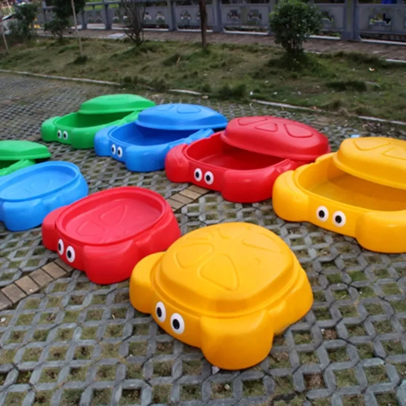Cartoon Animal Sand Water Play Tray for Kids Kindergarten Sensory Bin Storage Box Parent Child Outdoor Beach Toy Game Set
